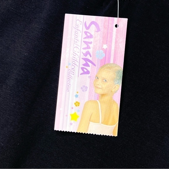 Sansha Esona Ballet Leotard Dress Black Size C = Girl’s 6 Skirt Tank New NWT - Picture 3 of 7